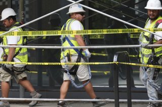 Swissstaffing doute d'un retournement de tendance pour l'embauche dans le secteur du bâtiment sur l'année en cours, espérant tout de même une atténuation du recul. KEYSTONE/AP/Nam Y. Huh